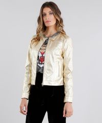 Jaqueta-Feminina-Metalizada-com-Laser-Cut-Manga-Longa-Dourado-8892155-Dourado_1