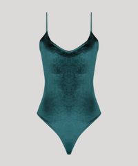 Body-Feminino-em-Veludo-com-Alcas-Decote-V-Verde-Escuro-9050752-Verde_Escuro_5