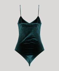 Body-Feminino-em-Veludo-com-Alcas-Decote-V-Verde-Escuro-9050752-Verde_Escuro_6