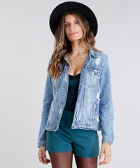 Jaqueta-Jeans-Feminina-com-Recorte--Girl-Boss--Destroyed-Manga-Longa-Azul-Medio-9006242-Azul_Medio_1