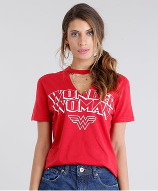Blusa-Feminina-Choker-Mulher-Maravilha-Manga-Curta-Vermelha-9101519-Vermelho_1