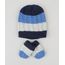 Kit-Infantil-de-Gorro-Listrado---Luvas-em-Trico-Azul-8489960-Azul_1