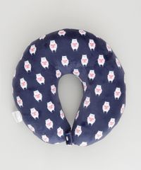 Kit-de-Apoio-de-Cabeca---Tapa-Olho-Estampado-de-Urso-Polar-Azul-Marinho-9117689-Azul_Marinho_2
