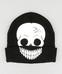 Kit-Infantil-de-Gorro-Caveira---Luvas-Preto-8865100-Preto_2