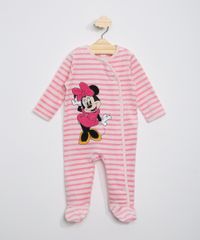 Macacao-de-Plush-Infantil-Listrado-com-Bordado-da-Minnie-e-Pezinho-Manga-Longa-Rosa-Claro-9966463-Rosa_Claro_1