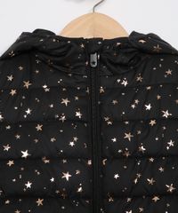 Jaqueta-Infantil-Puffer-Estampada-Estrelas-com-Capuz-Preta-9966807-Preto_3