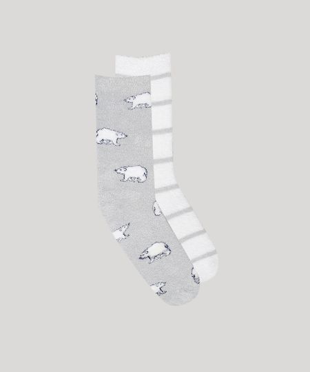 Kit-de-2-Meias-Femininas-de-Inverno-Felpuda-Estampadas-Multicor-8912182-Multicor_1