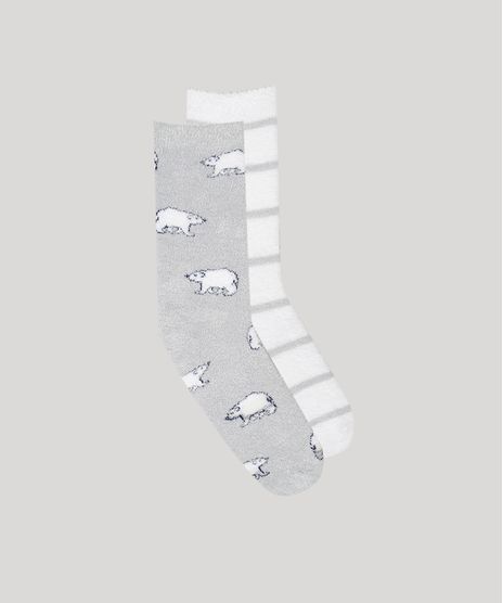 Kit-de-2-Meias-Femininas-de-Inverno-Felpuda-Estampadas-Multicor-8912182-Multicor_1