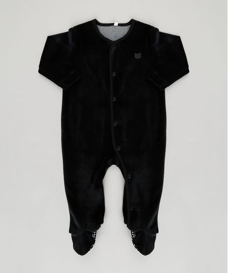 Macacao-Infantil-em-Plush-de-Algodao---Sustentavel-Preto-8860626-Preto_1