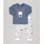Conjunto-Infantil-de-Camiseta-Urso-Manga-Longa-Azul-Marinho---Calca-em-Moletom-Estampada-em-Algodao---Sustentavel-Branca-8870239-Branco_1