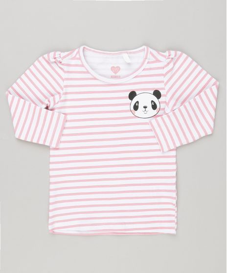 Blusa-Infantil-Listrada-Panda-Manga-Longa-em-Algodao---Sustentavel-Off-White-9035302-Off_White_1