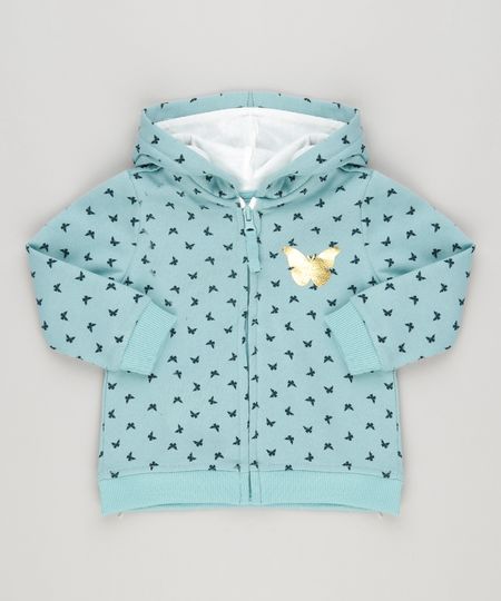 Blusao-Infantil-em-Moletom-Estampado-de-Borboletas-com-Capuz-Manga-Longa-Azul-Claro-8837098-Azul_Claro_1