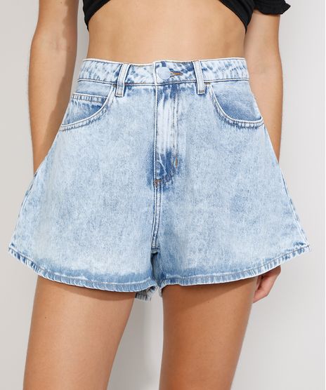 Short-Jeans-Feminino-Gode-Cintura-Super-Alta-Marmorizado-Azul-Claro-9982443-Azul_Claro_1