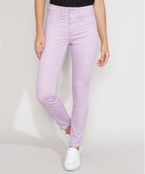 Calca-de-Sarja-Feminina-Super-Skinny-Pull-Up-Cintura-Media-Lilas-9967149-Lilas_1