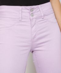 Calca-de-Sarja-Feminina-Super-Skinny-Pull-Up-Cintura-Media-Lilas-9967149-Lilas_4