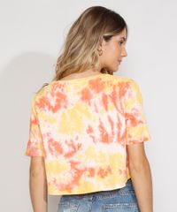 Camiseta-Feminina-Estampada-Tie-Dye-Manga-Curta-Cropped-Ampla--Positivity--Decote-Redondo-Multicor-9968709-Multicor_2