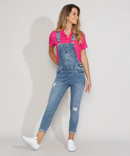 Macacao-Jeans-Feminino-Skinny-Cropped-com-Rasgos-Azul-Medio-9971877-Azul_Medio_1