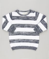 Sueter-Infantil-Listrado-em-Trico-Manga-Longa-Gola-Redonda-Off-White-8871182-Off_White_1