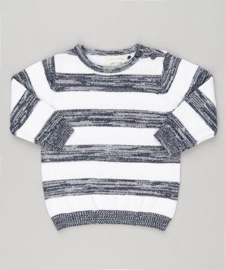 Sueter-Infantil-Listrado-em-Trico-Manga-Longa-Gola-Redonda-Off-White-8871182-Off_White_1 Sueter-Infantil-Listrado-em-Trico-Manga-Longa-Gola-Redonda-Off-White-8871182-Off_White_1