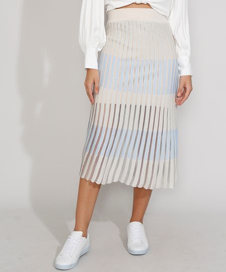 Saia-de-Trico-Feminina-Midi-Plissada-Listrada-com-Transparencia-Azul-Claro-Cinza-Claro-9976279-Azul_Clarocinza_Claro_1