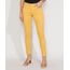 Calca-de-Sarja-Feminina-Super-Skinny-Pull-Up-Cintura-Media-com-Ziper-na-Barra-Mostarda-9978471-Mostarda_1