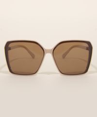 Oculos-de-Sol-Feminino-Quadrado-Yessica-Bege-9980450-Bege_1
