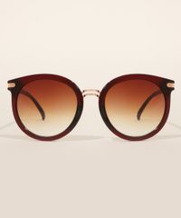 Oculos-de-Sol-Feminino-Redondo-Oneself-Vinho-9982750-Vinho_1
