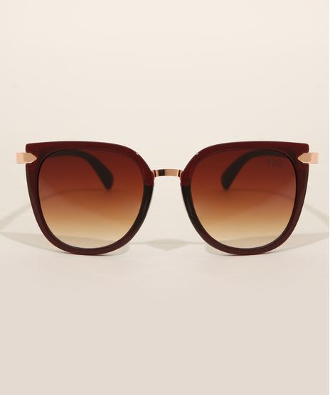 Oculos-de-Sol-Feminino-Redondo-Yessica-Vinho-9983340-Vinho_1