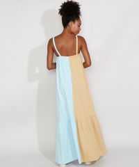Vestido-Feminino-Mindset-Longo-Bicolor-com-Recorte-Alca-Fina-Multicor-9979855-Multicor_1_2