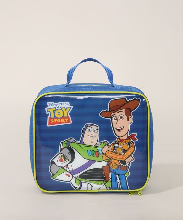 Lancheira Infantil Toy Story Azul Único