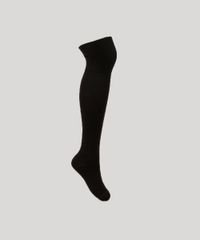 Meia-Feminina-Lupo-Cano-Alto-3-4-Marrom-9954198-Marrom_1
