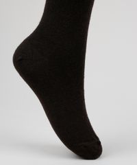 Meia-Feminina-Lupo-Cano-Alto-3-4-Marrom-9954198-Marrom_4