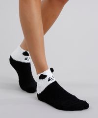 Meia-Feminina--Panda--de-Inverno-Preta-8491599-Preto_2