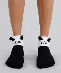 Meia-Feminina--Panda--de-Inverno-Preta-8491599-Preto_4