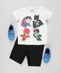 Camiseta-Infantil-Herois-Liga-da-Justica-Cinza-Mescla-Claro-9042795-Cinza_Mescla_Claro_3