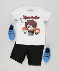 Camiseta-Infantil-com-Estampa-de-Carro--Waiting-for-The-Best-Wave--Manga-Curta-Gola-Careca-Cinza-Mescla-Claro-9140227-Cinza_Mescla_Claro_3