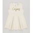Vestido-Infantil--Enjoy--com-Lurex-e-Paetes-Sem-Manga-Bege-Claro-9040784-Bege_Claro_1