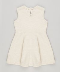 Vestido-Infantil--Enjoy--com-Lurex-e-Paetes-Sem-Manga-Bege-Claro-9040784-Bege_Claro_2