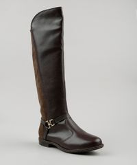 Bota-Molekinha-Infantil-Montaria-com-Recorte-Marrom-9108653-Marrom_2