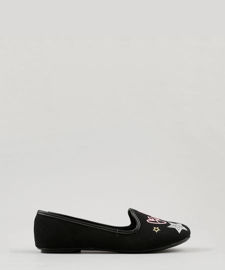 Slipper-Molekinha-Infantil-com-Bordado-Preto-9114220-Preto_1