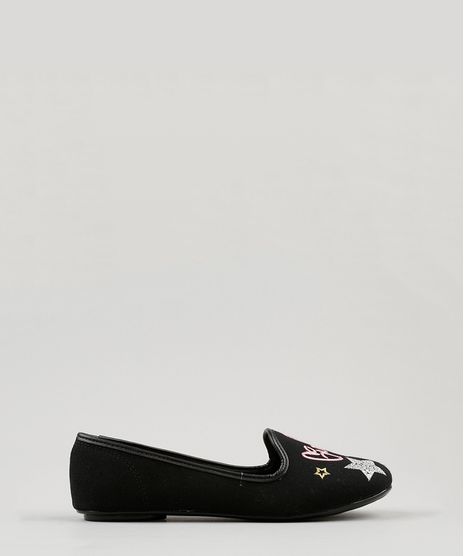 Slipper-Molekinha-Infantil-com-Bordado-Preto-9114220-Preto_1