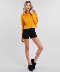 Blusao-Feminino-em-Moletom-Basico-Cropped-com-Capuz-Manga-Longa-Amarelo-Escuro-9120146-Amarelo_Escuro_3