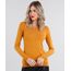 Sueter-Feminino-Basico-em-Trico-Manga-Longa-Decote-Redondo-Amarelo-Escuro-8840399-Amarelo_Escuro_1