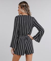 Macaquinho-Feminino-Listrado-Decote-V-Manga-Longa-Preto-9108676-Preto_2