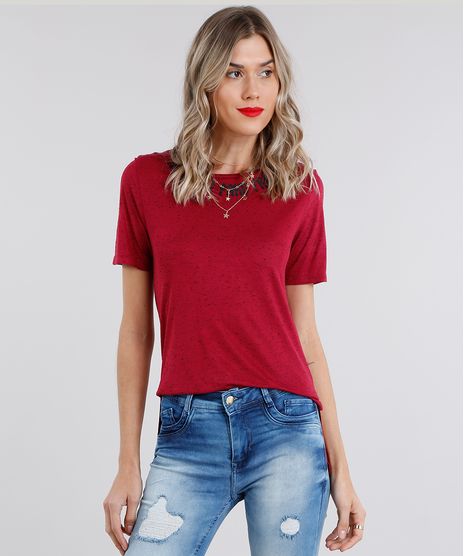 Blusa-Feminina--No-More-Fake-Friends--Botone-Assimetrica-Manga-Curta-Decote-Redondo-Vinho-9035459-Vinho_1