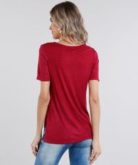 Blusa-Feminina--No-More-Fake-Friends--Botone-Assimetrica-Manga-Curta-Decote-Redondo-Vinho-9035459-Vinho_2