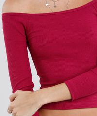 Blusa-Feminina-Basica-com-Decote-Ombro-a-Ombro-Manga-Longa-Vinho-9058250-Vinho_4 Blusa-Feminina-Basica-com-Decote-Ombro-a-Ombro-Manga-Longa-Vinho-9058250-Vinho_4