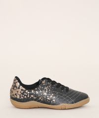 Chuteira-Infantil-Molekinho-Estampada-Respingos-Preta-9984889-Preto_2