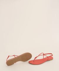 Rasteirinha-Feminina-Oneself-com-Esfera-Metalizada-Coral-9983907-Coral_6