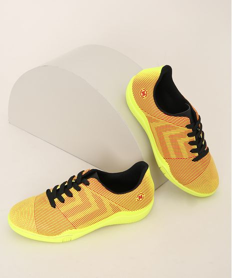 Chuteira-Infantil-Molekinho-Listrada-Amarela-9984891-Amarelo_1